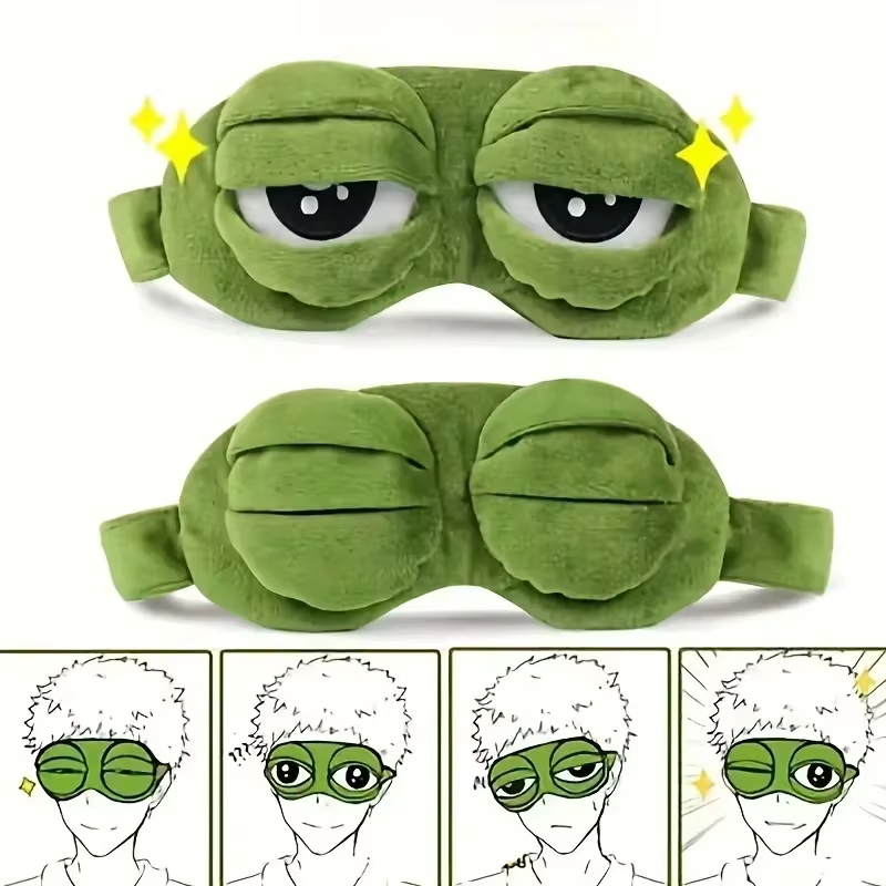 Travel Accessories Cute - Frog Shaped Eye Mask Party Game