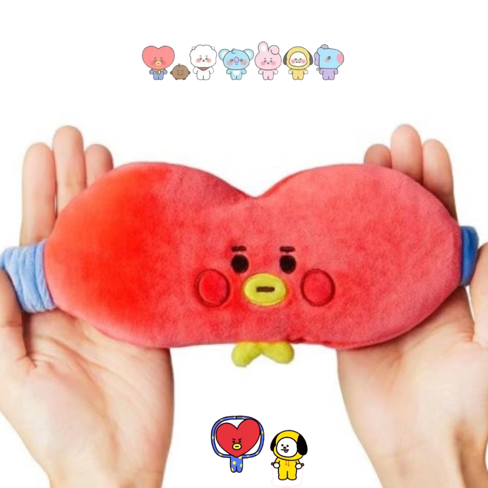 Travel Accessories Cute - BT21 cartoon cute plush doll eye