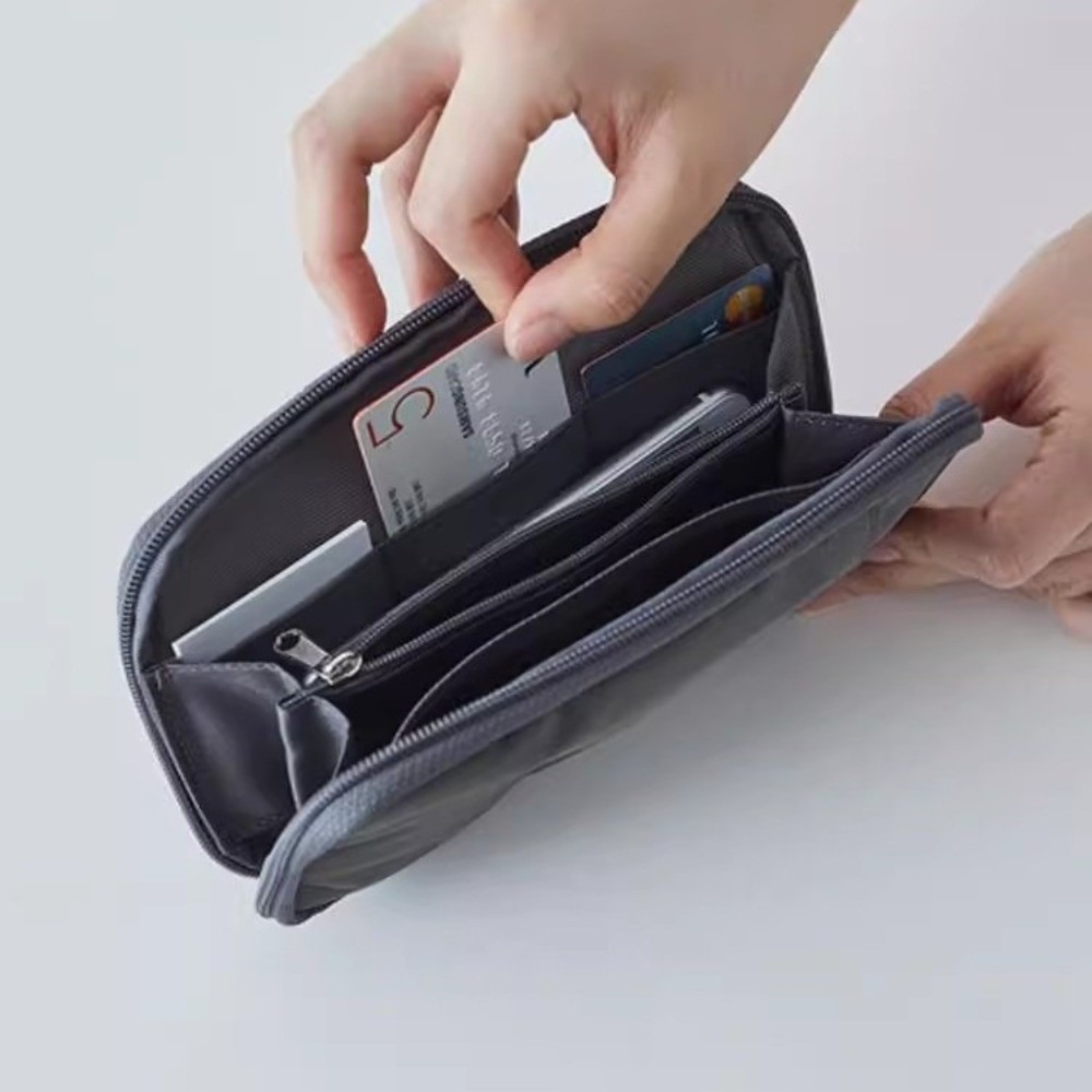 Travel Accessories Designer - Solid Color Passport Bag Water Resistant