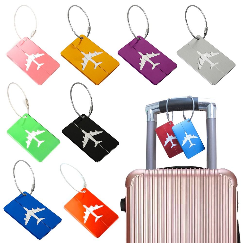 Travel Packing Cube - Aluminium Travel Luggage Tags Reusable Suitcase