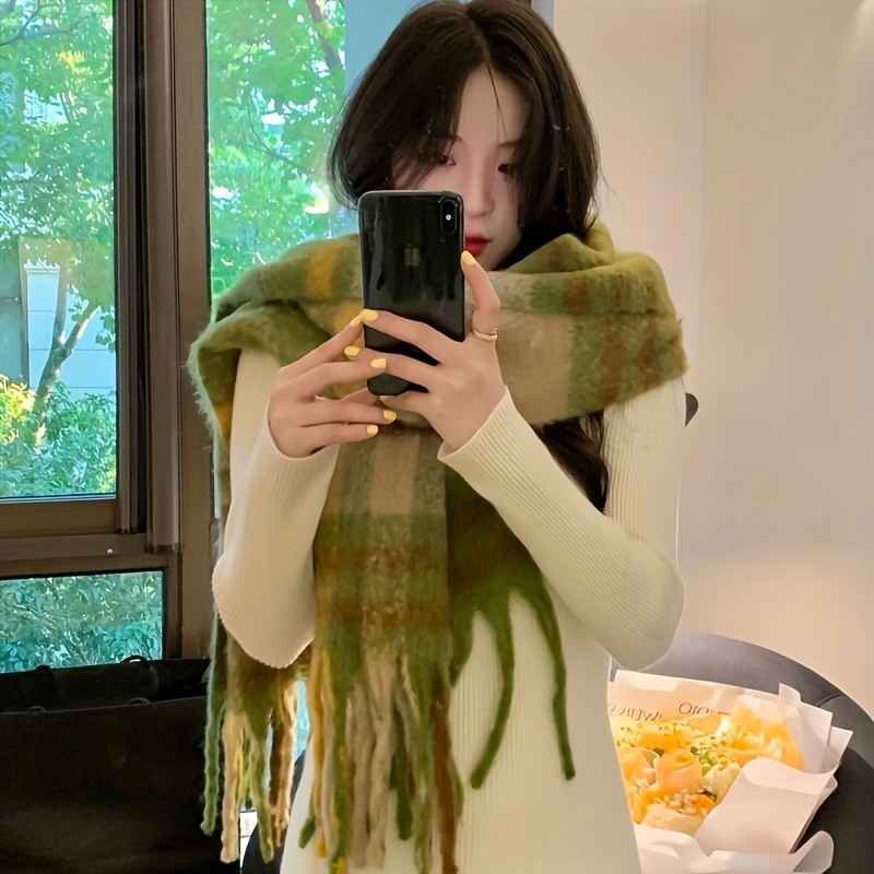 Classic Plaid Scarf for Women  - Travel Accessories Designer 评论和价格