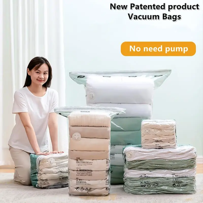 3-5PC No Need Pump Vacuum Bags - Travel Accessories You Need 评论和价格