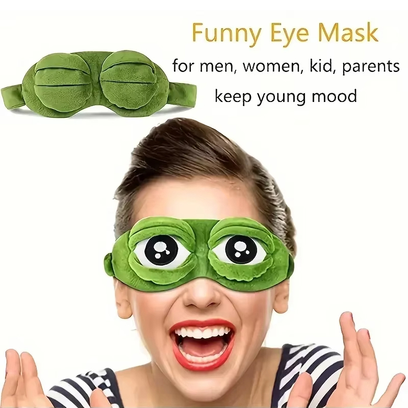 Frog Shaped Eye Mask Party Gam - Travel Accessories Cute 评论和价格