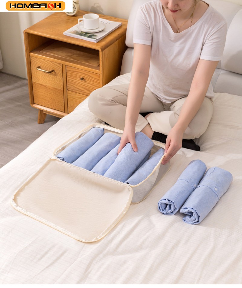 HOMEFISH 3Pcs/Set Travel Compr - Travel Packing Cube 评论和价格
