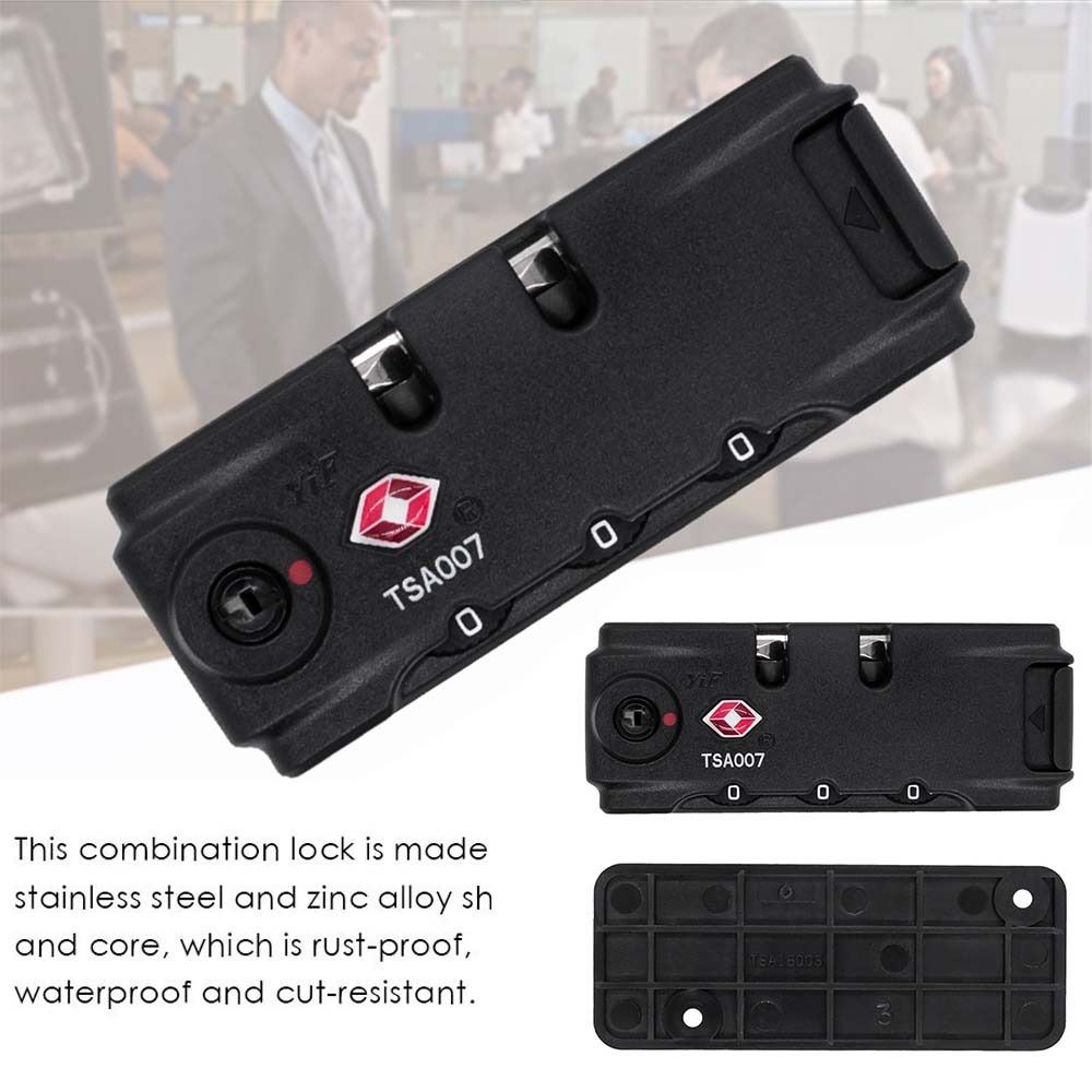 TSA 3 Digit Password Lock  Sec - Travel Accessories New 评论和价格