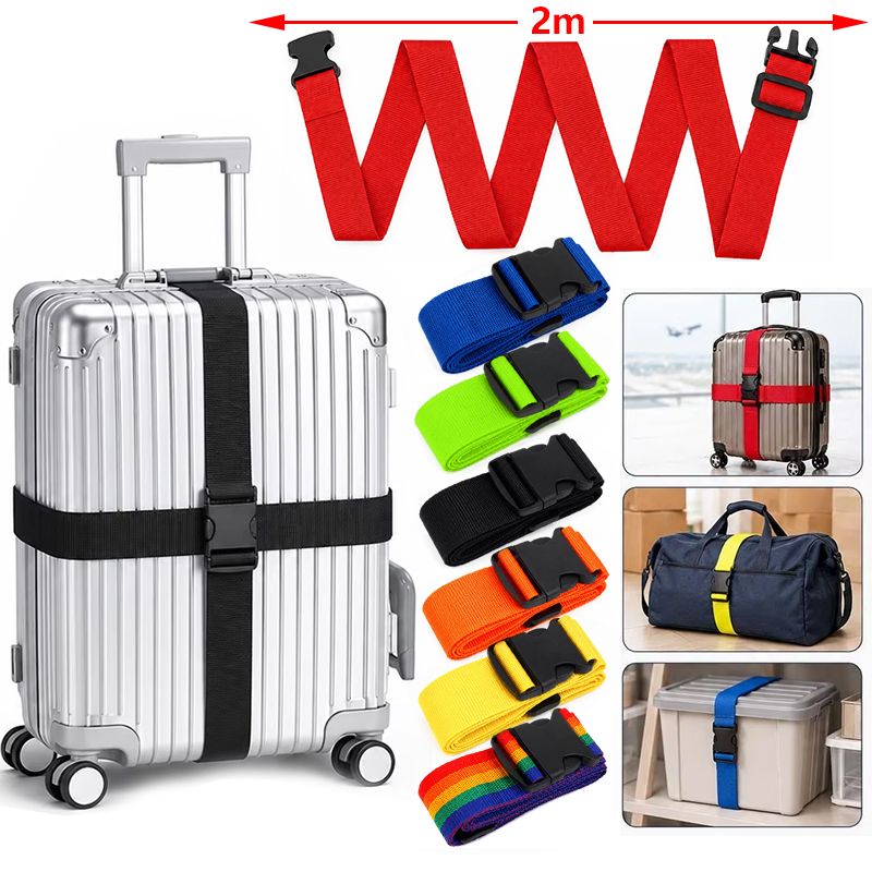 2m Adjustable Luggage Strap Cr - Travel Packing Cube 评论和价格
