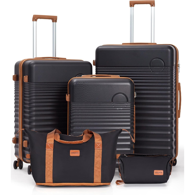 5 Piece Hardside Luggage Set A - Travel Lock Tsa Approved 评论和价格