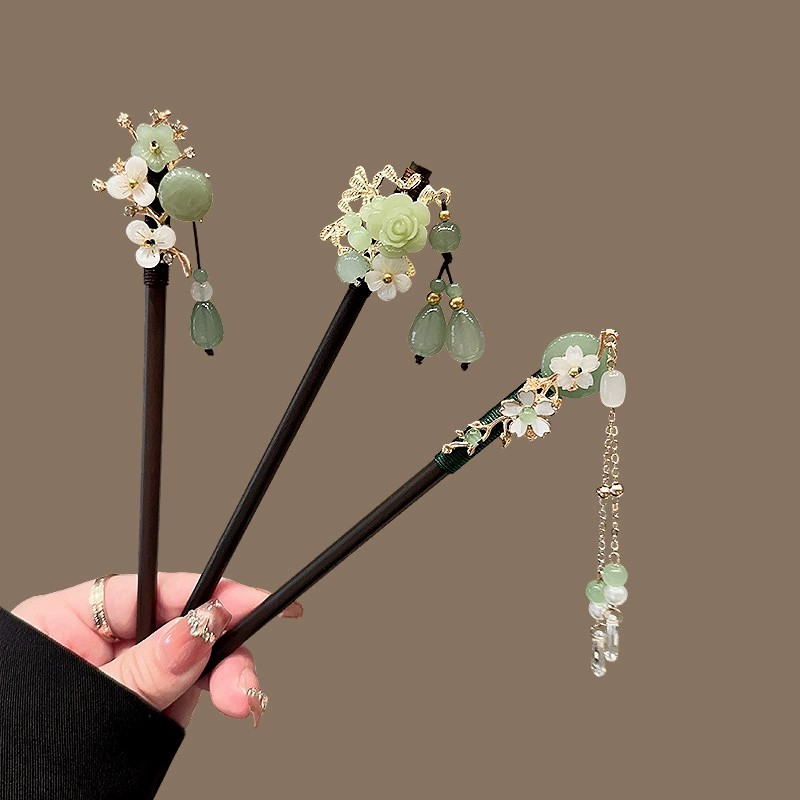 Antique Wooden Hairpin Women's - Travel Accessories New 评论和价格