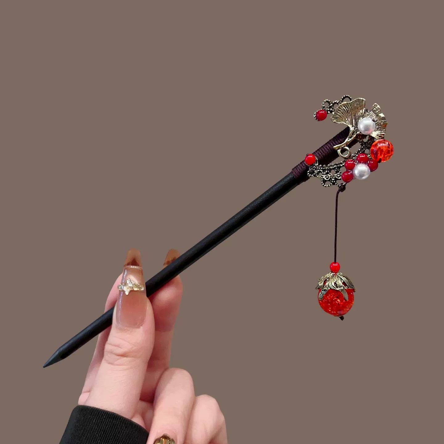 Antique Wooden Hairpin Women's - Travel Accessories New 评论和价格