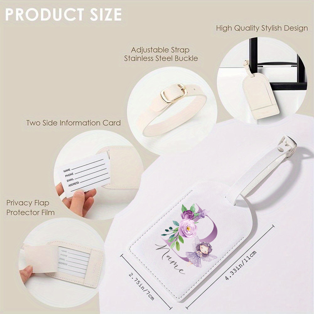 Personalized PU Luggage Tag, F - Travel Accessories Designer 评论和价格